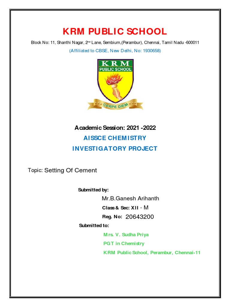 KRM Public School 1 PDF Secondary Education Schools