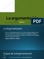 La Argumentación