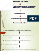 Centralidades urbanas: a descentralização e o surgimento de novos pólos