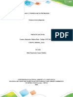 Formulación del problema y técnicas de investigación para analizar la contaminación del aire