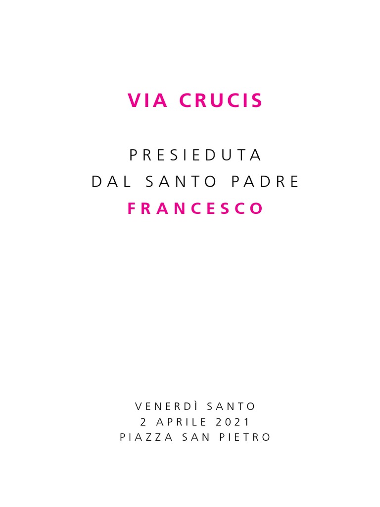 Libretto Via Crucis PDF