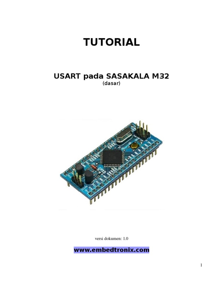 Tutorial Dasar Usart-V1.0 | PDF