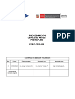 Procedimiento para la construcción de pedraplenes