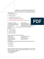 Soal-Soal Pkwu Pra Ujian Sekolah