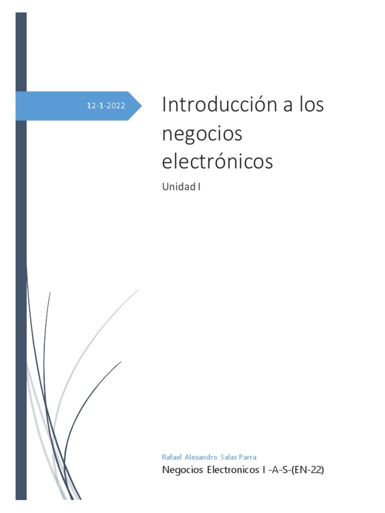Introducción A Los Negocios Electrónicos | PDF | Comercio electrónico ...