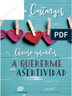 Quiero Aprender A Quererme Con Asertividad - Castanyer, Olga