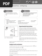 Practical 6 Centripetal Force - Whirling Bung