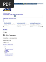 Direitos Humanos- Conceitos e Preconceitos - Revista Jus Navigandi