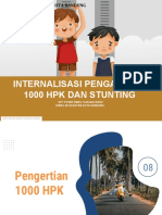 Internalisasi Pengasuhan 1000 HPK Dan Stunting