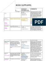 Module 2 Local Book Suppliers 1