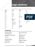 Interchange5thEd IntroLevel Language Summary Unit4