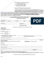 TBtesting Documentation Form