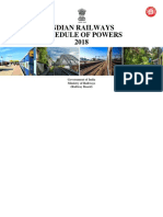 Indian Railways Works Schedule of Powers 2018