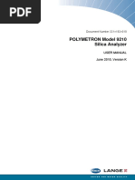 POLYMETRON Model 9210 Silica Analyzer: User Manual June 2010, Version K