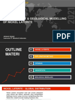 Basic Concept and Geological Modelling of Nickel Laterite