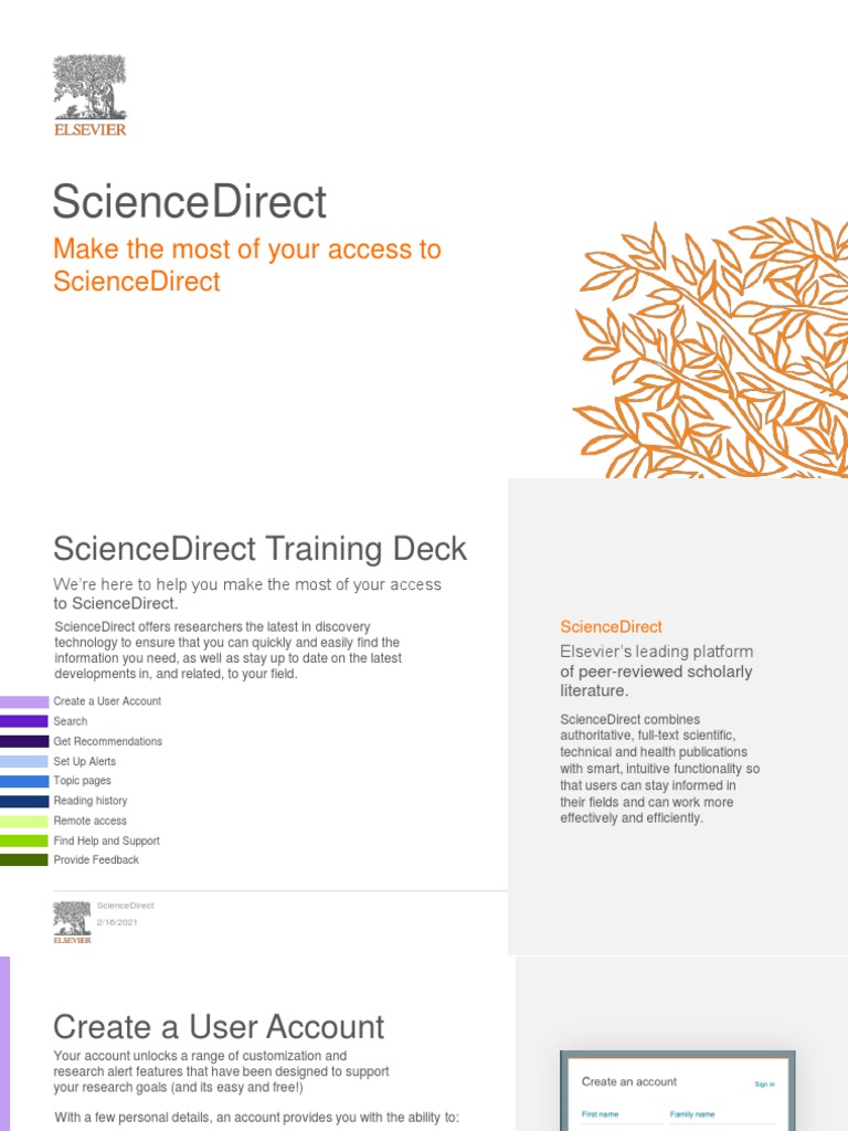 ScienceDirect User Guide PDF