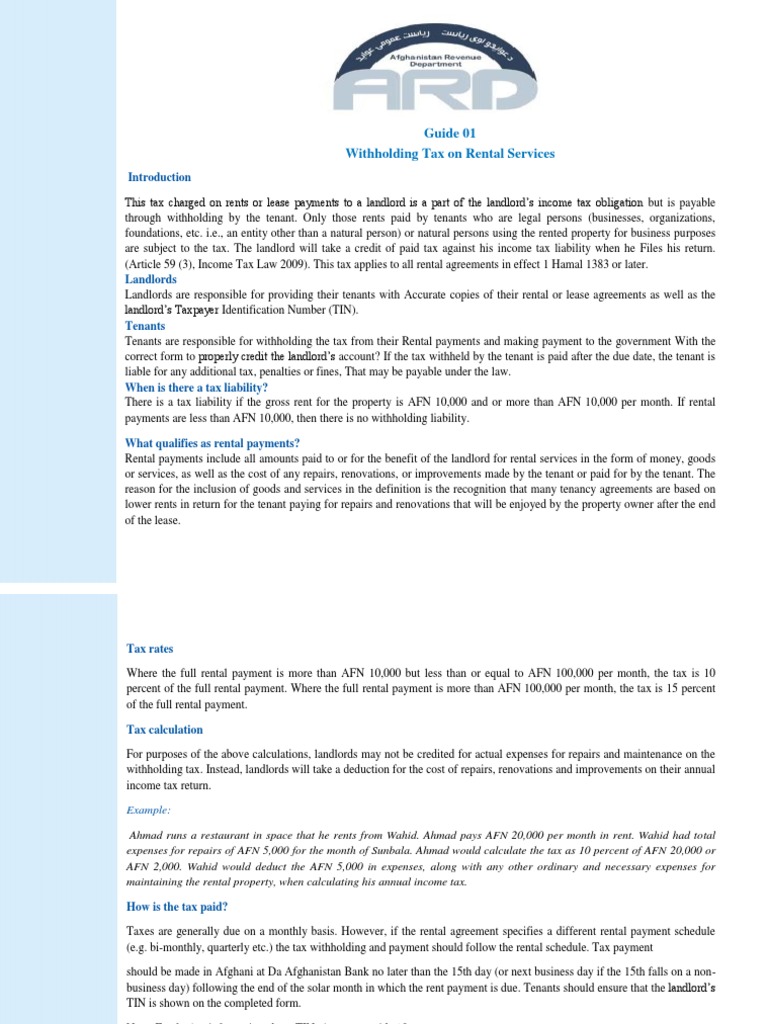 Guide 01 Rent Withholding Tax PDF