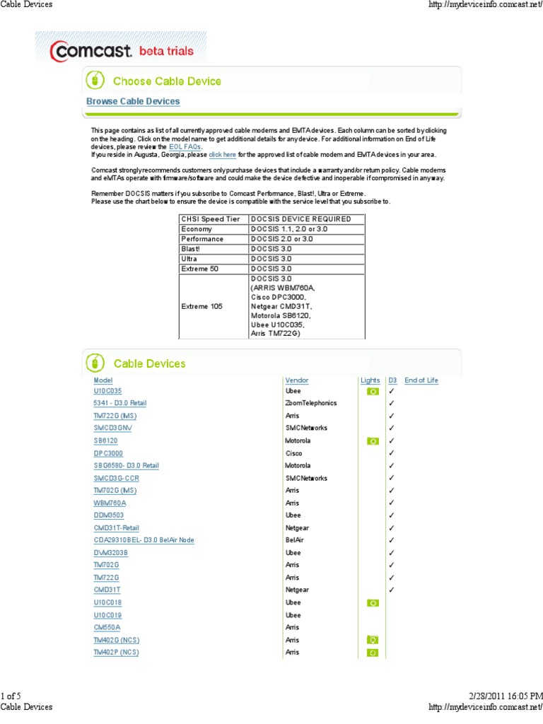Cable Devices | PDF | Telecommunications Infrastructure ...