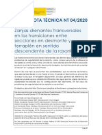 Nota Técnica 04-2020 - Zanjas Drenantes Transversales DMT-TPN