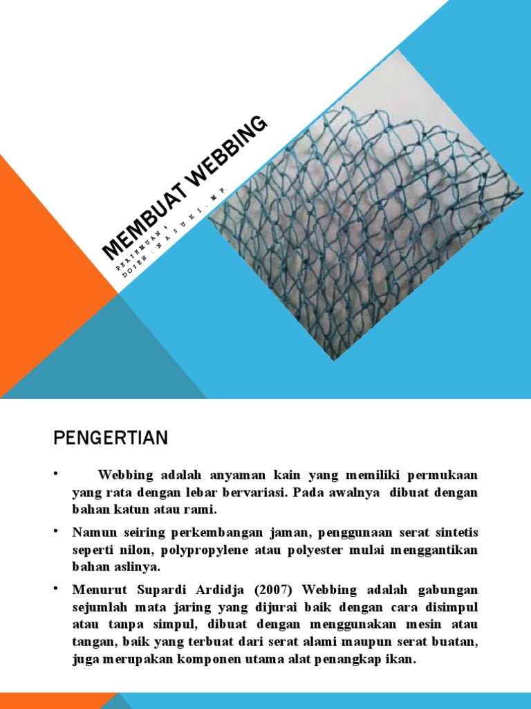 Membuat Webbing | PDF