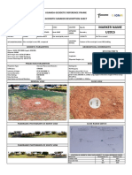 Marker Name U2015: Uganda Geodetic Reference Frame Geodetic Marker Description Sheet