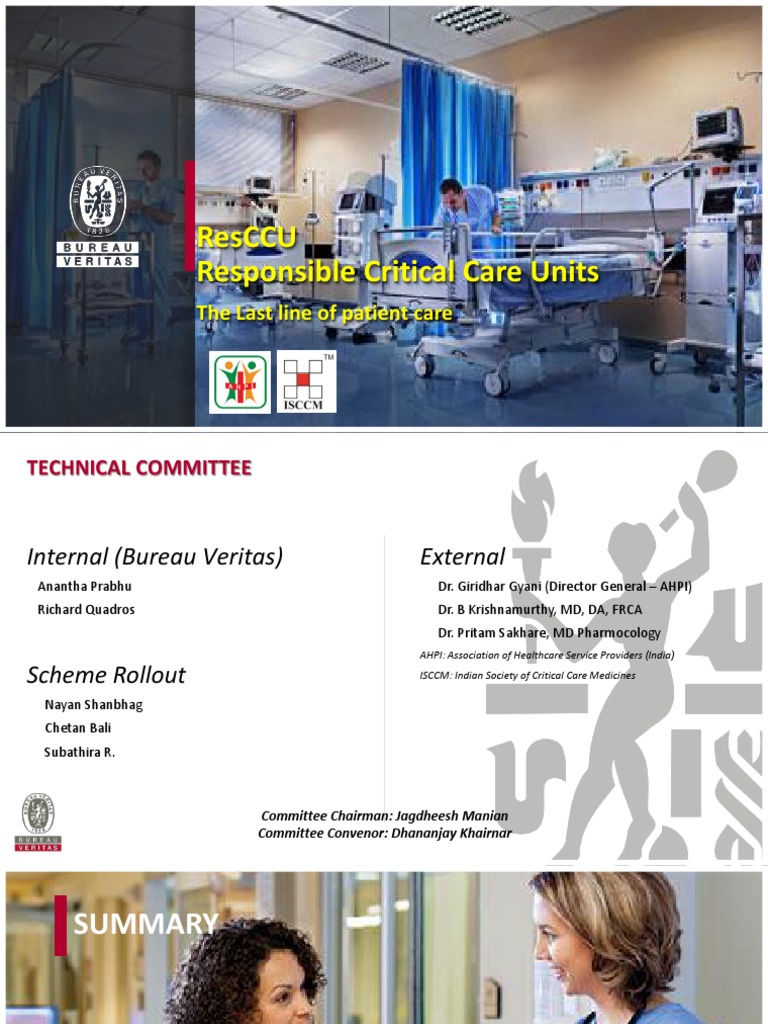 Responsible Critical Care Units (ResCCU) - Concept Note | PDF