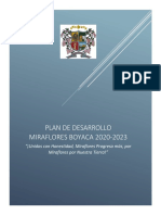34995 Plan de Desarrollo Municipal 20202023 Miraflores Boyaca