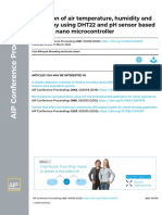 Detection of Air Temperature, Humidity and Soil PH by Using DHT22 and PH Sensor Based Arduino Nano Microcontroller