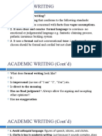 Academic Writing Skills and Literature Review