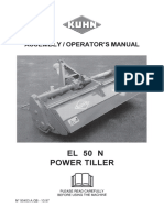El 50 N Power Tiller: Assembly / Operator'S Manual