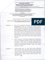 KEPDIRJEN NOMOR 2260 TENTANG PETUNJUK TEKIS PELAKSANAN BANTUAN PEMERINTAH PROGRAM PEMBINAAN KETENAGAKERJAAN BANTUAN TENAGA KERJA MANDIRI LANJUTAN TAHUN 2021