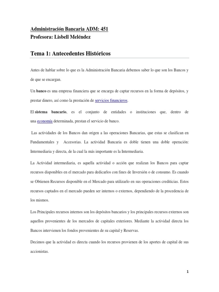 Tema I Antecedentes Historicos PDF