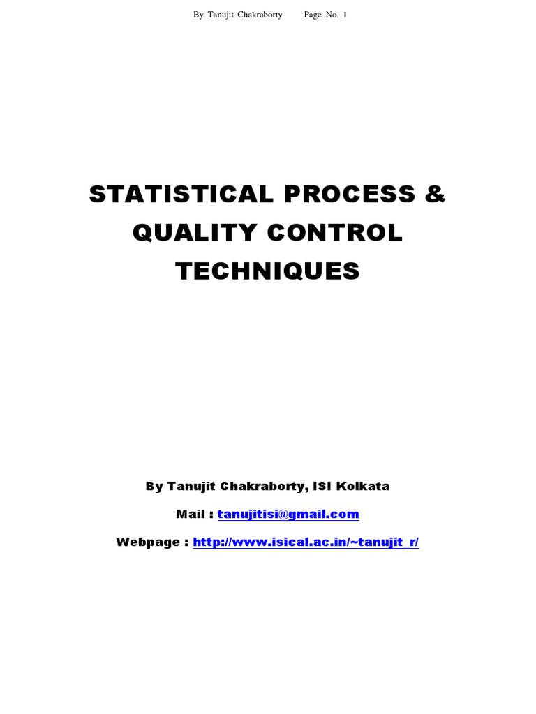 23 statistical quality control pdf
