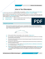 Motion in 2D Notes Iit Jee