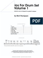 Jazz Solos For Drum Set Volume 1