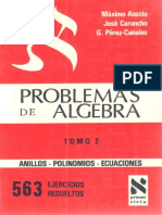 Problemas de Algebra Tomo2 Anillos Polinomios Ecuaciones