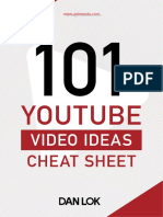 02-101 YouTube Video Ideas Cheat Sheet