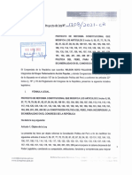 PL que plantea incorporar la bicameralidad en el Congreso