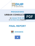 Mogadishu Urban Consultation REPORT-final Draft