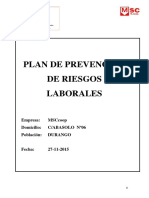 Plan de Prevención de Riesgos Laborales