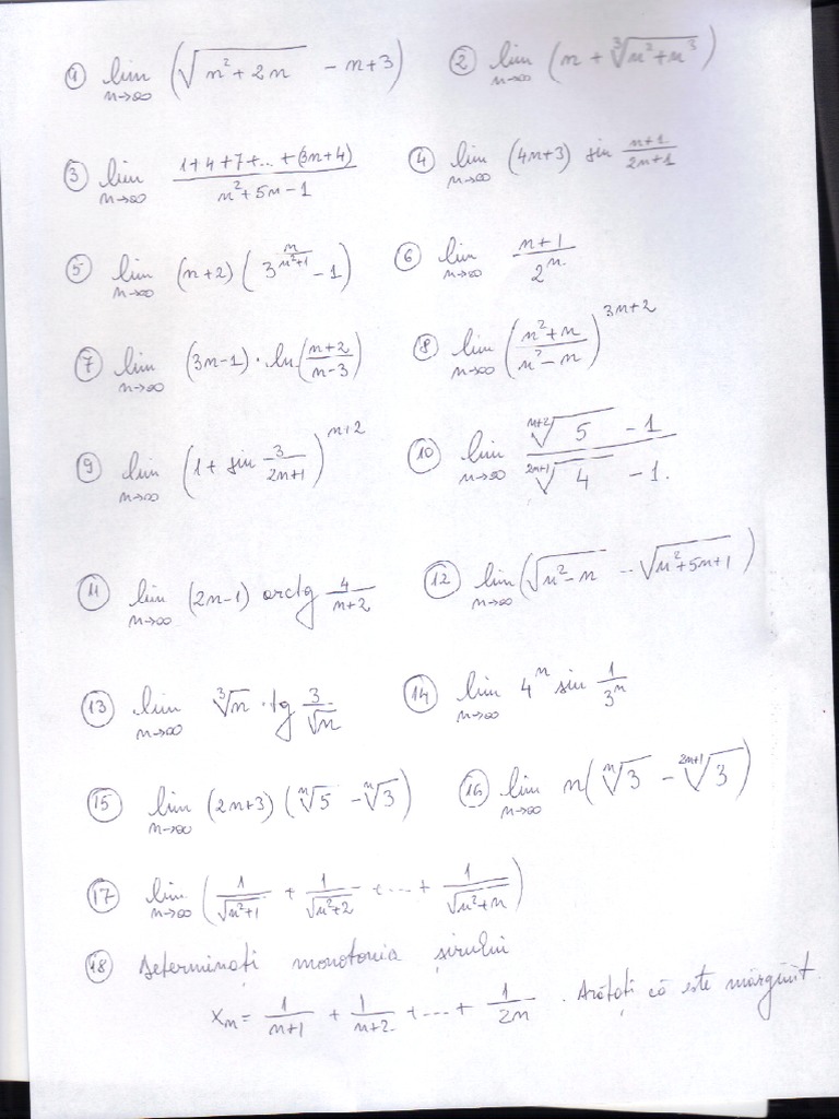 Siruri de Analiza Matematica | PDF