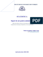 Statistica - Suport de curs