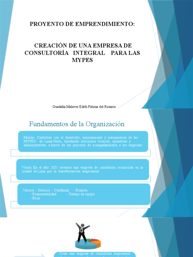 Proyecto de Emprendimiento | PDF | Business | Pequeñas y medianas empresas