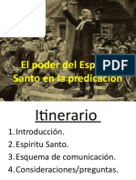 El poder del Espíritu Santo en la predicación