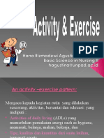 Activity and exercise