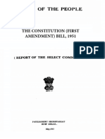 JCB 1951 Constitution 1st Amendment Bill