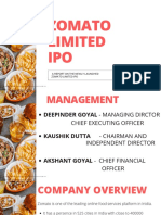 A Report On The Newly Launched Zomato Limited Ipo