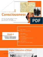 Week3 Rizal's National Consciousness
