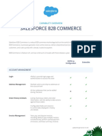B2B Commerce Features Datasheet - 230