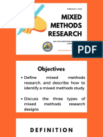 Mixed Methods Research